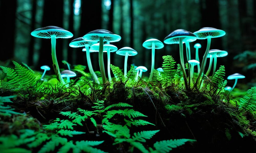 bioluminescent mushrooms