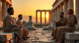 ancient greek philosophical clash