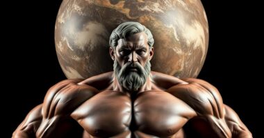 atlas bears the world