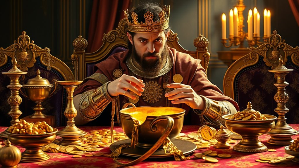 greed turns wealth into curse