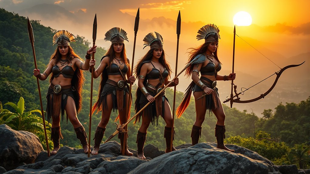 mythical warrior women tribes