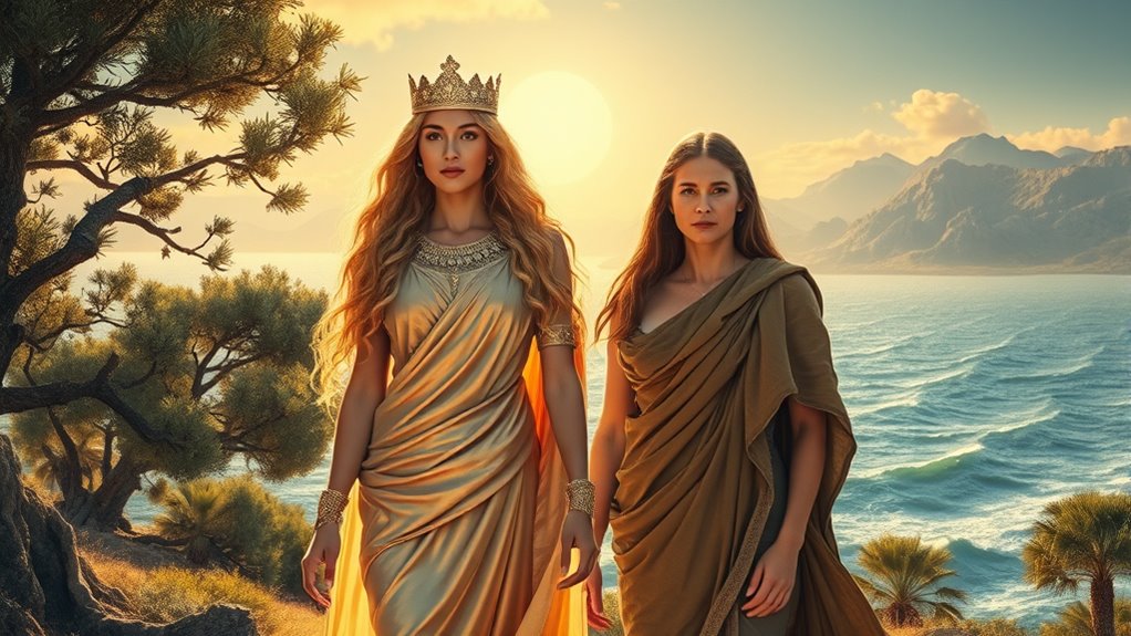 women influencing odysseus