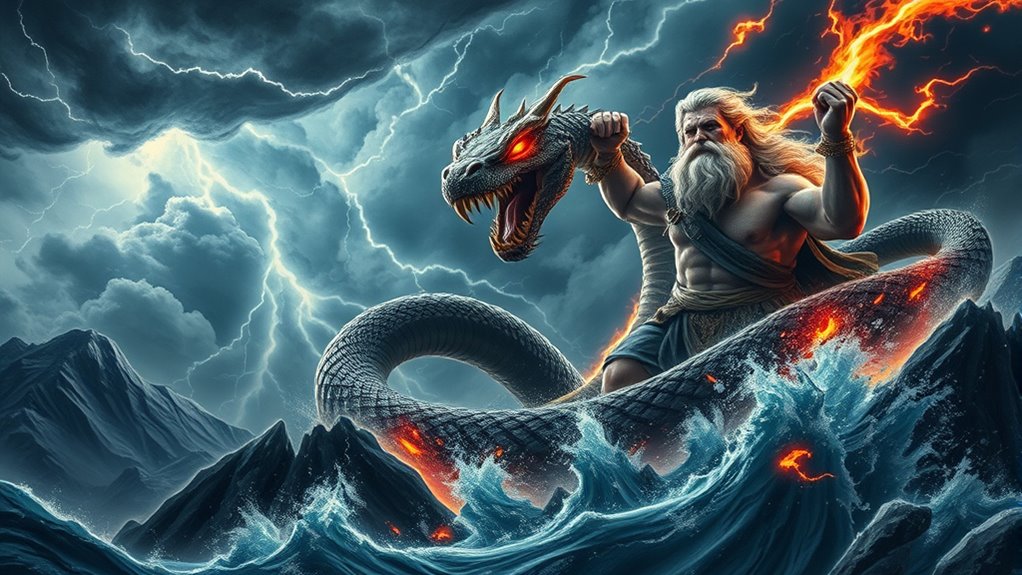zeus battles typhon myth
