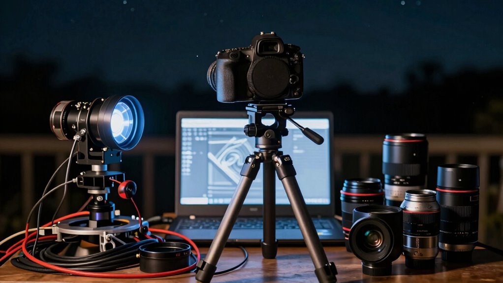complexity of astrophotography equipment