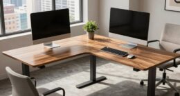 desk shape influences productivity