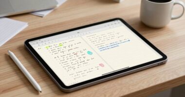 focused digital note taking