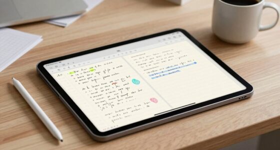 focused digital note taking