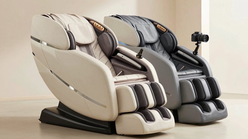 massage chair dimensional differences