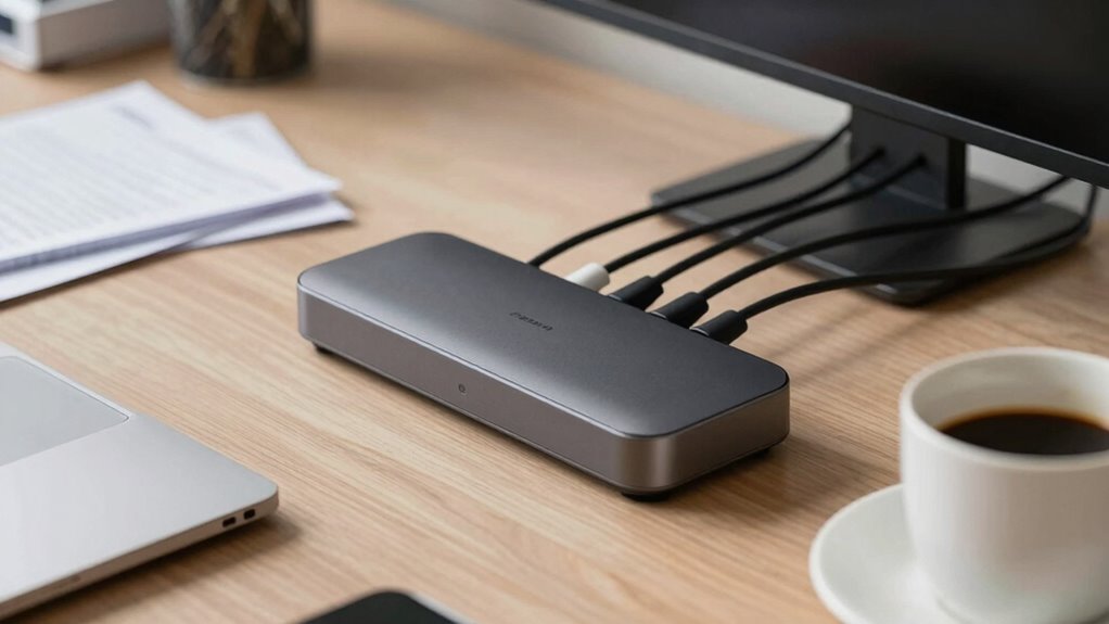 streamlined workspace with connectivity