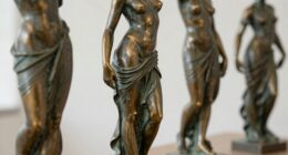 timeless textured bronze sculptures