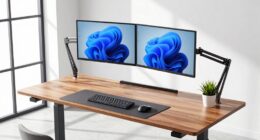 top dual monitor standing desks
