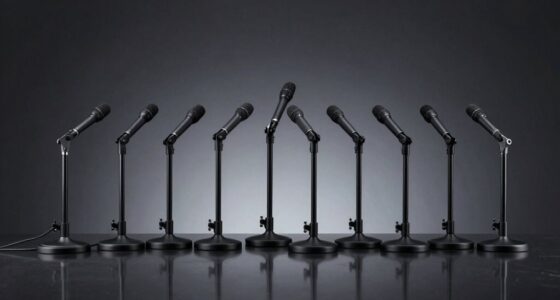 top heavy duty microphone arms