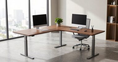 top l shaped office desks