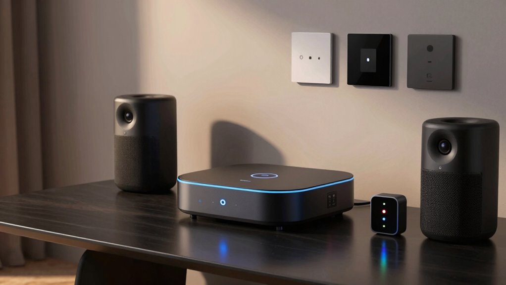 top matter device hubs