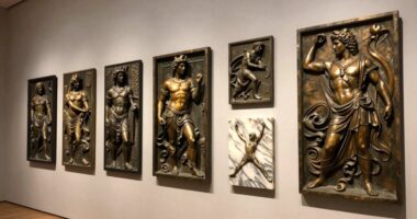 top mythology wall sculptures