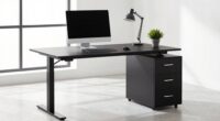 top standing desks with drawers