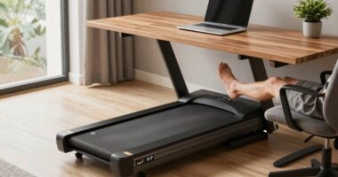 top under desk treadmills