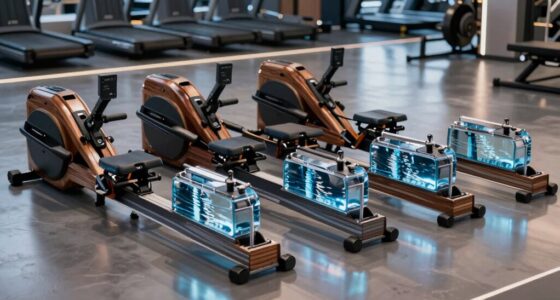 top water rowing machines