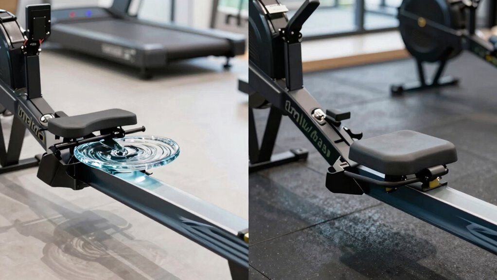 water vs magnetic rowers
