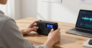 The Futuristic AI Design Powering Station 36’S Shortwave Listening Website