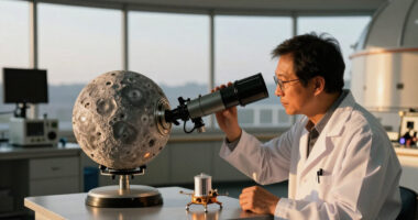 Upper Stage Impacting The Moon On 2026 August 5