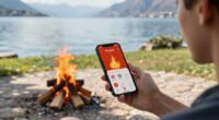Gardasee Feuer