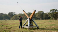Tom Stanton's Supersonic Trebuchet Breaks Sound Barrier With Gravity Alone