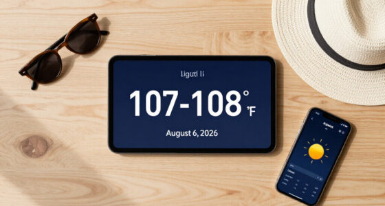 Will The Maximum Temperature Be 107-108° On Aug 6, 2026?