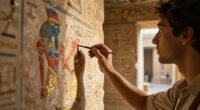 4,400-Year-Old Tomb Of Egyptian Judge Found At Saqqara With Colors On Walls