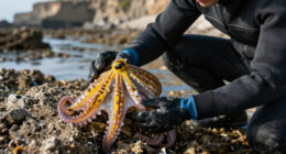 Larger Pacific Striped Octopus