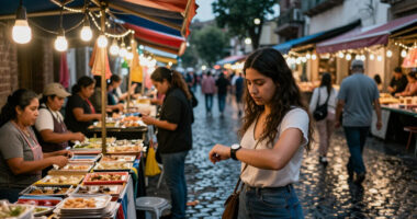 A Clock In Motion: The Closing Scene Of “Nightmarket — Mercado De Medianoche” (FABLE/175)